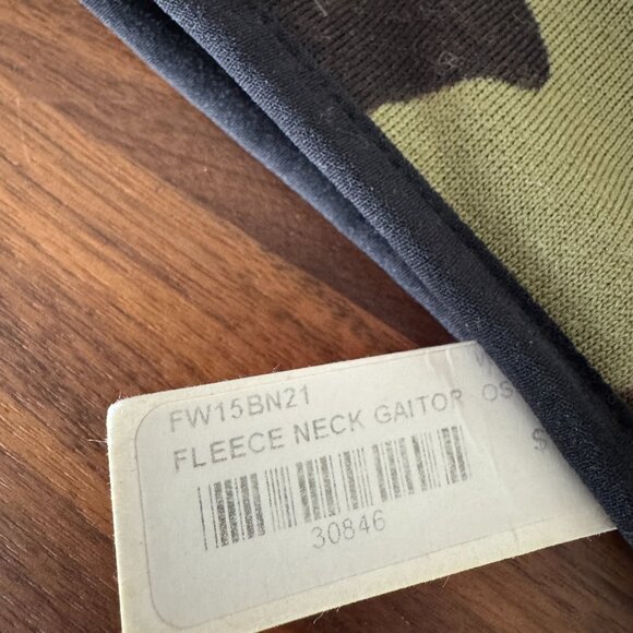 Unisex Cold Weather Outdoor Sports warmer Camouflage Fleece Neck Warmer Gaiter - Picture 3 of 4